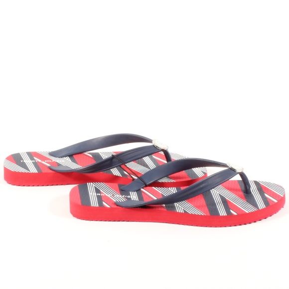 Tommy Hilfiger Womens Rose Flip Flops Thong Sandal - Picture 5 of 7